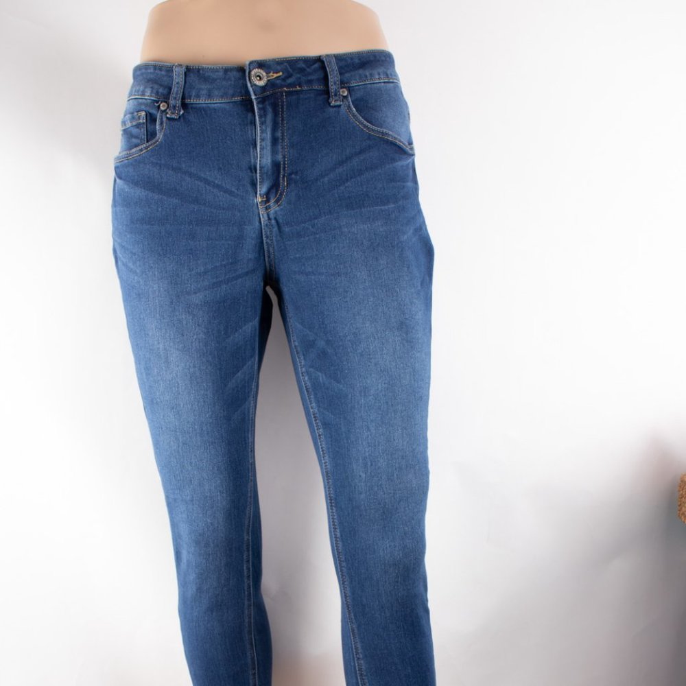 Hydraulic Hydra Lift Skinny 12 (29 X 28) Women's Denim Jeans Medium Wash